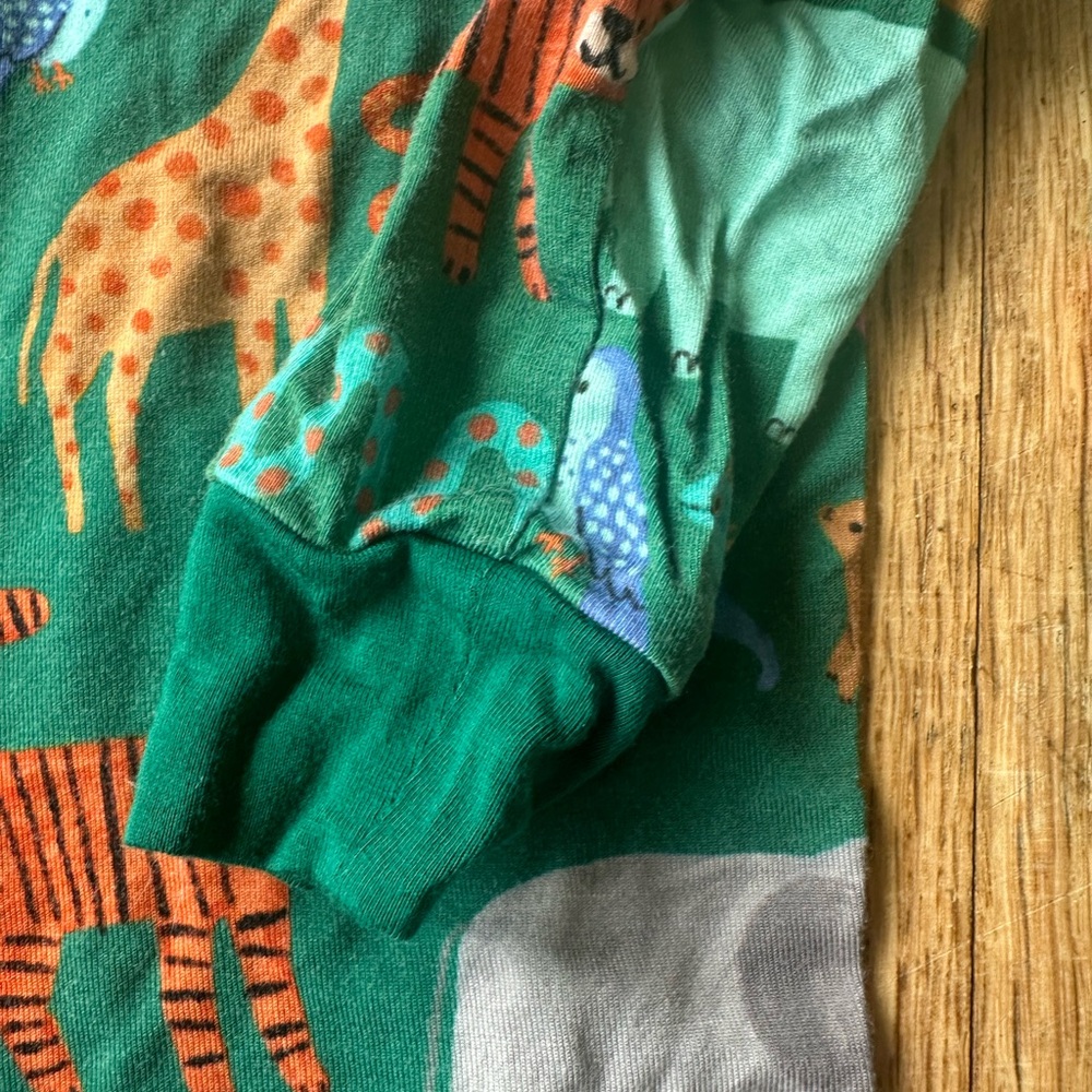 Little Sleepies Safari Animal Pajamas 4T Long Sleeve/Pants - Picture 3 of 4